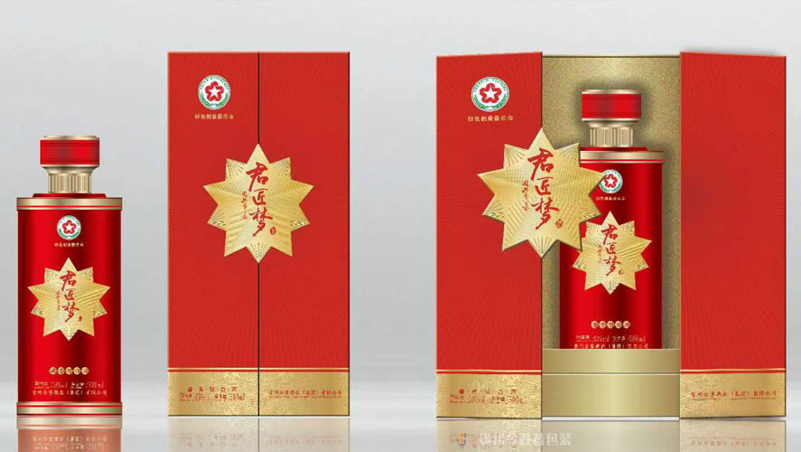 君匠梦酒包装