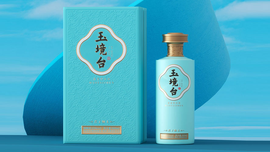 【202508】五款淡蓝色风格酒盒设计